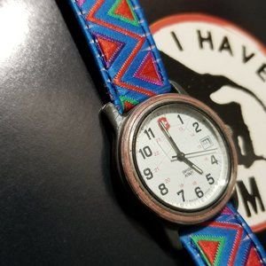 SWISS Army Date and Time Wrist Watch Vintage Fancy